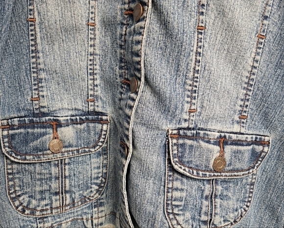 Baccini Women's Jean Jacket   Size S - Picture 8 of 11